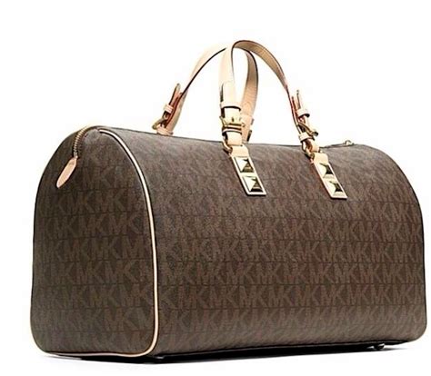 michael kors travel bags used|Michael Kors overnight weekender bag.